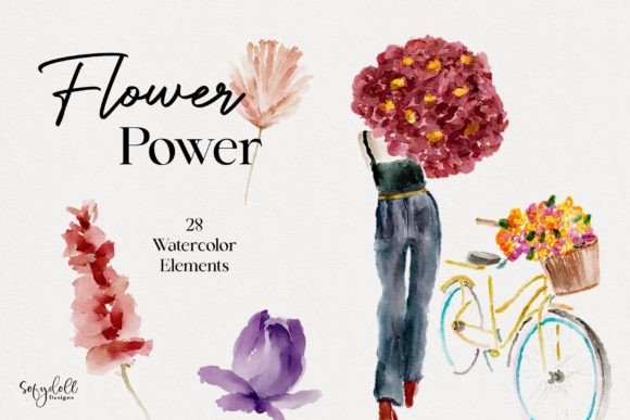 Flower Power Watercolor Graphics: A Designer’s Real-World Review