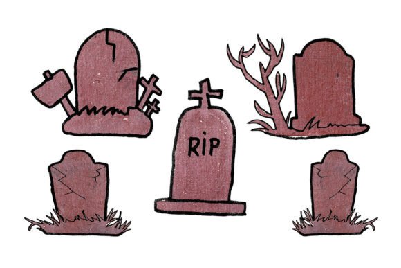 h1Watercolor Grave Svg Illustrations for Creative Sellers/h1