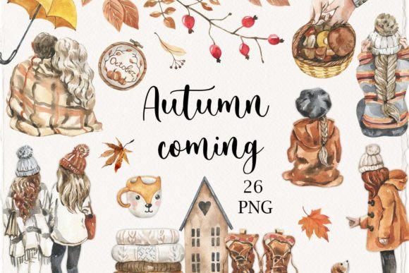 Watercolor Autumn Decor Clipart: A Designer’s Review for Real Content Publishing