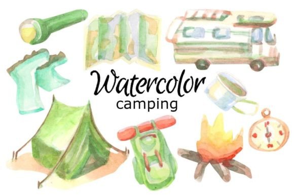Watercolor Clipart Caravan Vehicles Art: A Visual Designer’s Review for Bloggers & Publishers