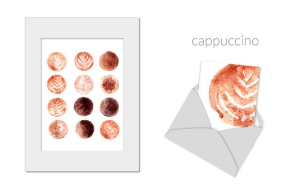 Watercolor Coffee Tops: Handcrafted Illustrations for Cozy Branding and Creative Projects