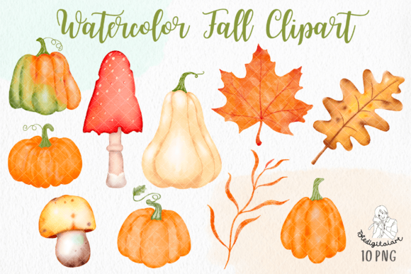 Watercolor Fall Illustrations Bring Seasonal Charm to Content Publishing