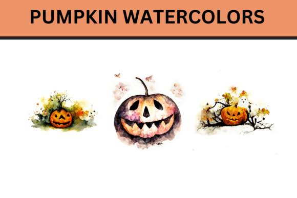 Watercolor Halloween Pumpkins Illustrations – A Designer’s Honest Review
