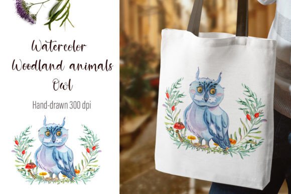 Watercolor Owl & Beautiful Wreath PNG Review for Real Embroidery Projects