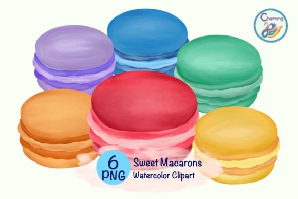 Watercolor Sweet Macarons: A Designer’s Review of Versatile Illustrations for Branding
